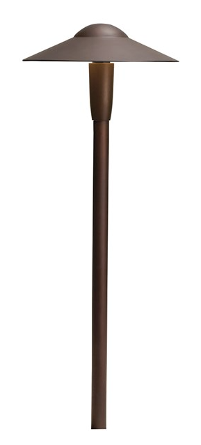 15810AZT30R - Kichler Led Architectural Bronze Dome Path Light