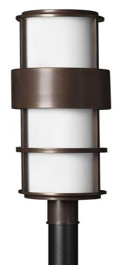1901MT - Hinkley Lighting Saturn Metro Bronze Post Mount Lantern