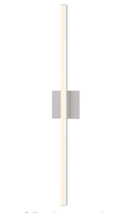 Sonneman Stix 2771.16 LED Modern Energy-Efficient Guest and Master Bathroom Vanity Light Bar, Bright Satin Aluminum
