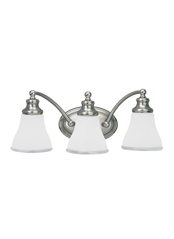 40011-773 - Seagull Lighting Alexandria Two Tone Nickel Wall Light