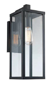 40751 BK - Trans Globe Black Outdoor Wall Lantern