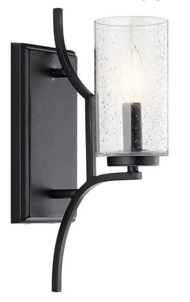 44070DBK - Kichler Lighting Vara Distressed Black Wall Sconce