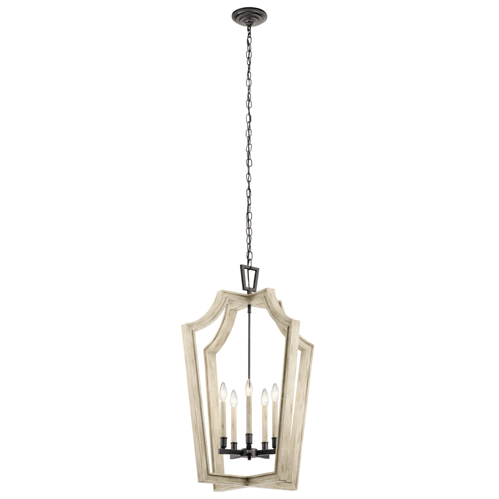 44262AVI - Kichler Lighting Botanica Anvil Iron 5 Light Pendant