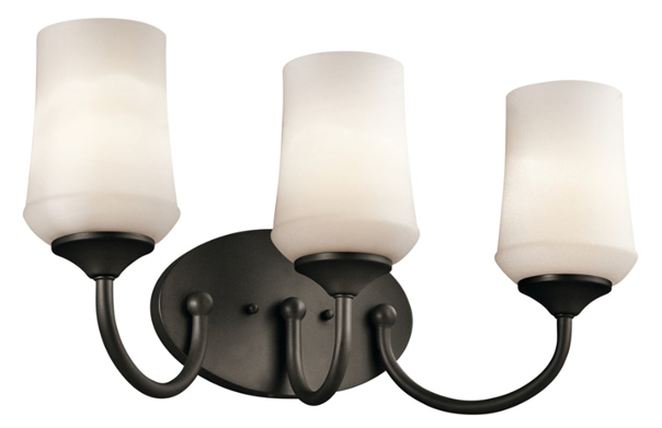 45570OZ - Kichler Lighting Aubrey Olde Bronze Vanity Light
