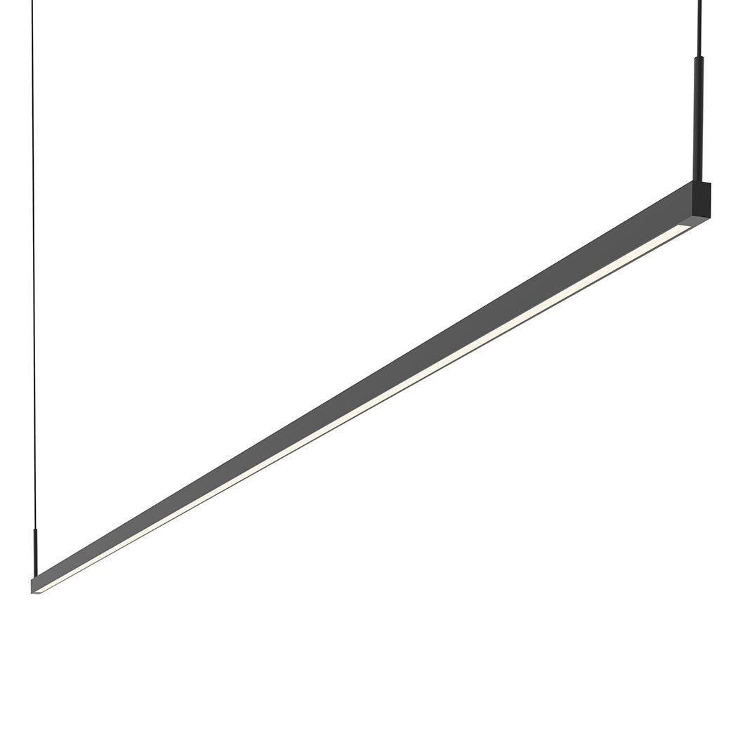 2816.25-8 - Sonneman Satin Black One Sided Thin-Line Pendant