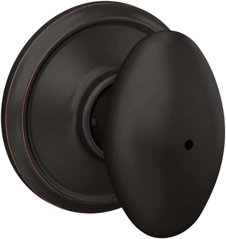 F40SIE716 - Aged Bronze Siena Privacy Knob