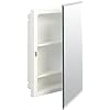 American Pride – Recessed Frameless Beveled Polished Edge Mirror Medicine Cabinet 16" x 22 - 9622WBBR12