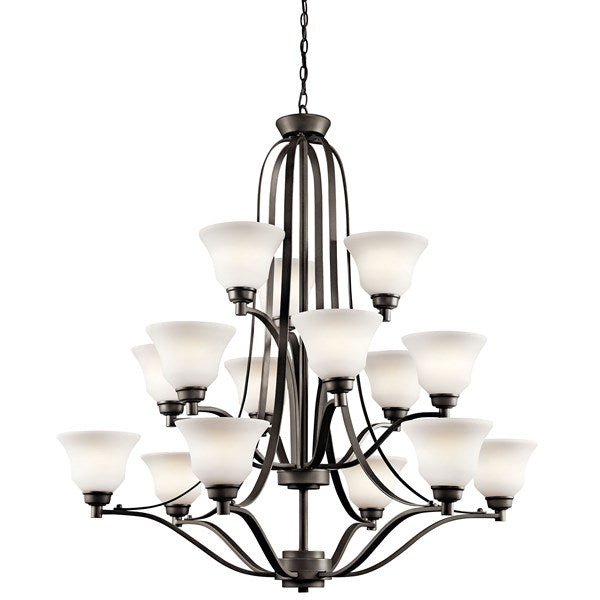 1789OZ - Langford 15 Light 42 inch Olde Bronze Chandelier