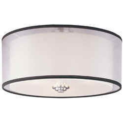 23031SWSN - Satin Nickel 3 Lt. Orion Flush Mount - Maxim - IN STOCK LIGHTING - Flush Mount