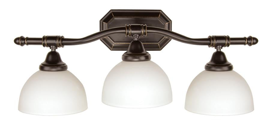 2523 ROB - Rubbed Oil Bronze 3 Lt. Bull Nosed Bath Vanity - Trans Globe Lighting - IN STOCK LIGHTING - Vanities