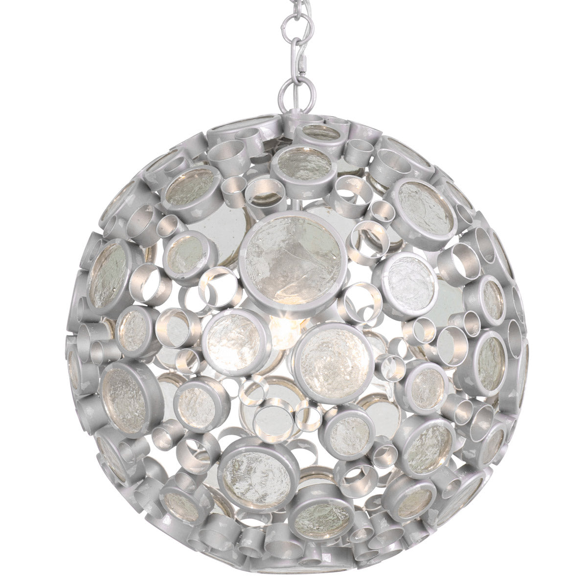 Varaluz 265P03NV Fascination 3 Light 18 inch Pendant, Nevada