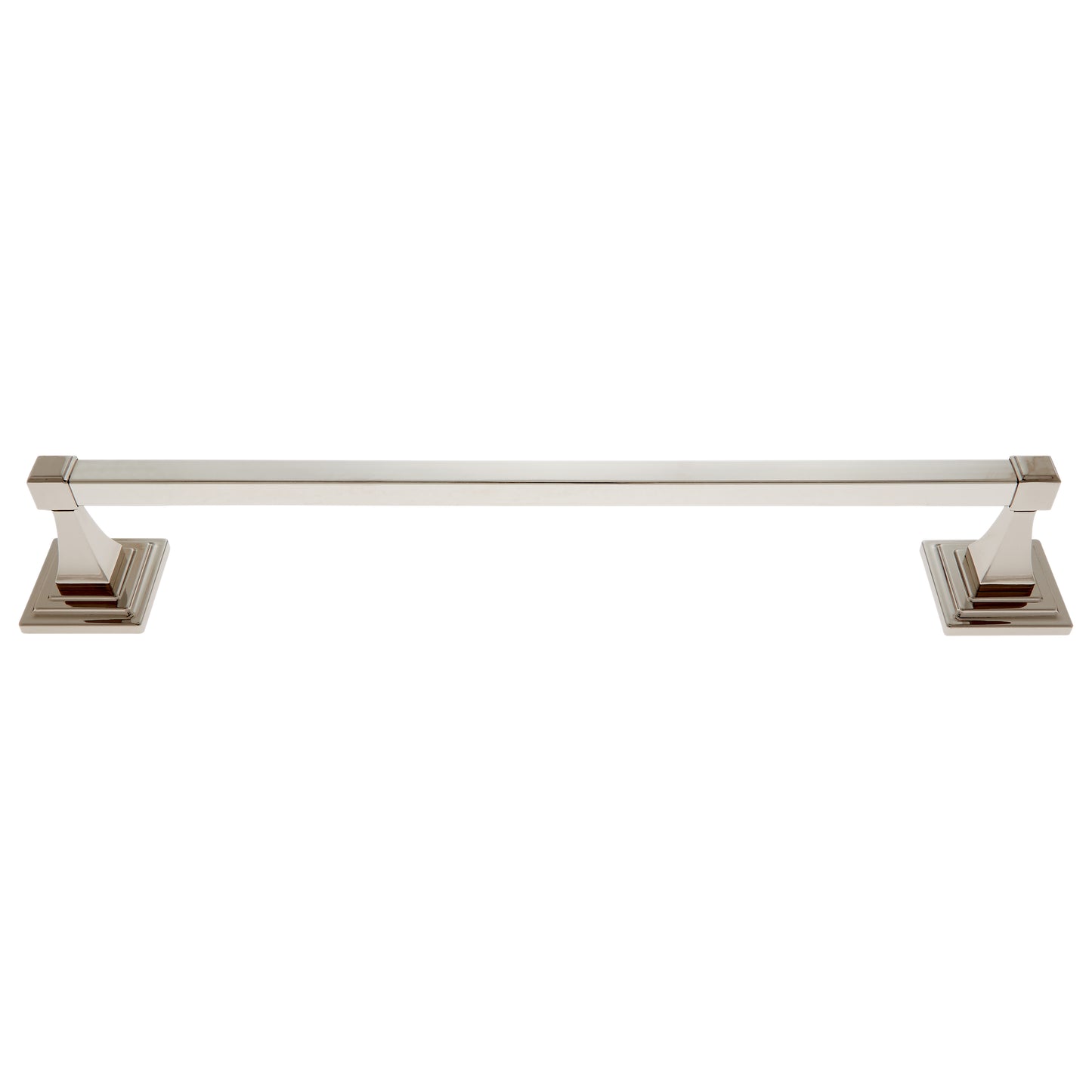 JVJ Hardware 28324-D Gradus 24" Towel Bar Set, Polished Nickel