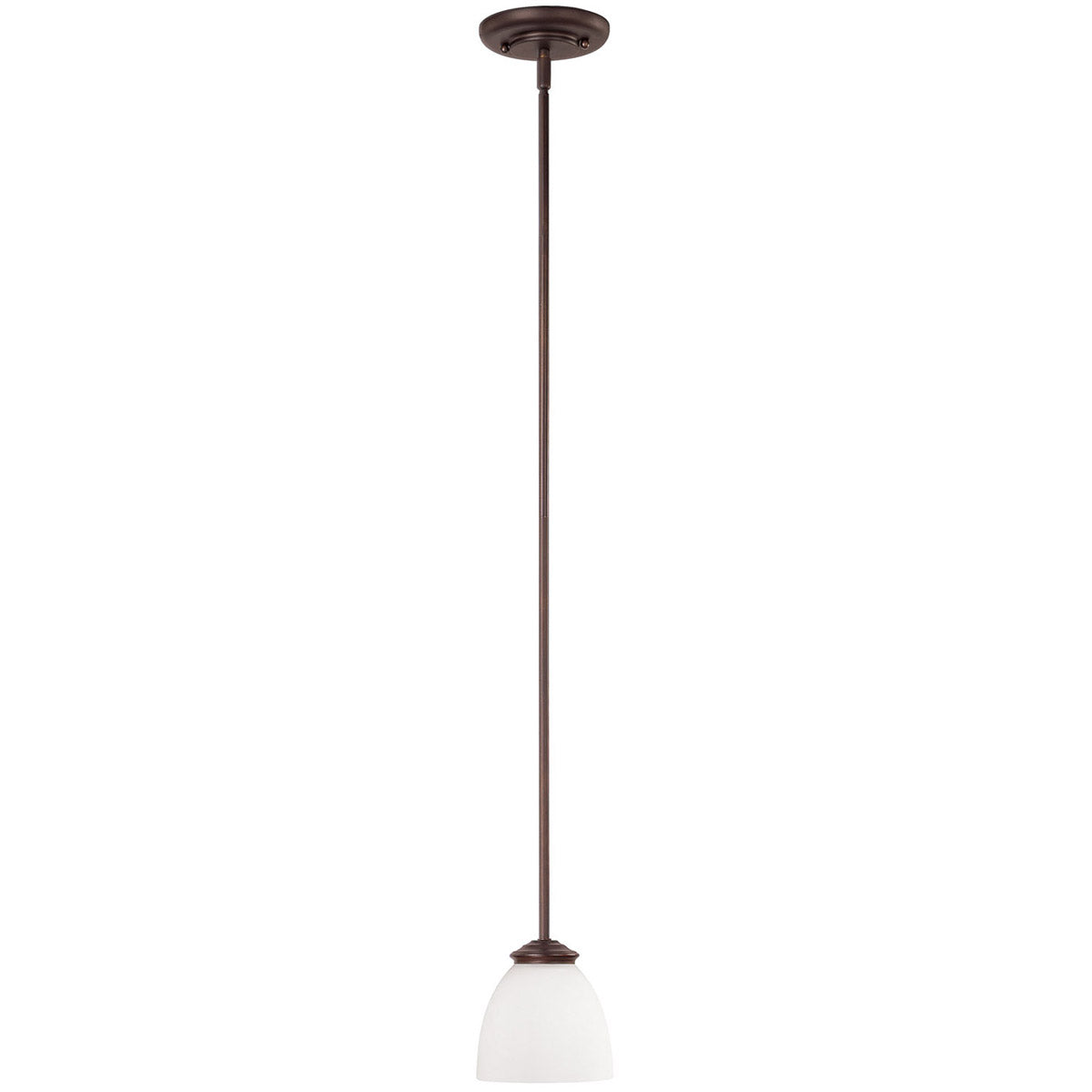 Capital Lighting 3941BB-202 Chapman 1 Light 6 inch Burnished Bronze Mini-Pendant Light