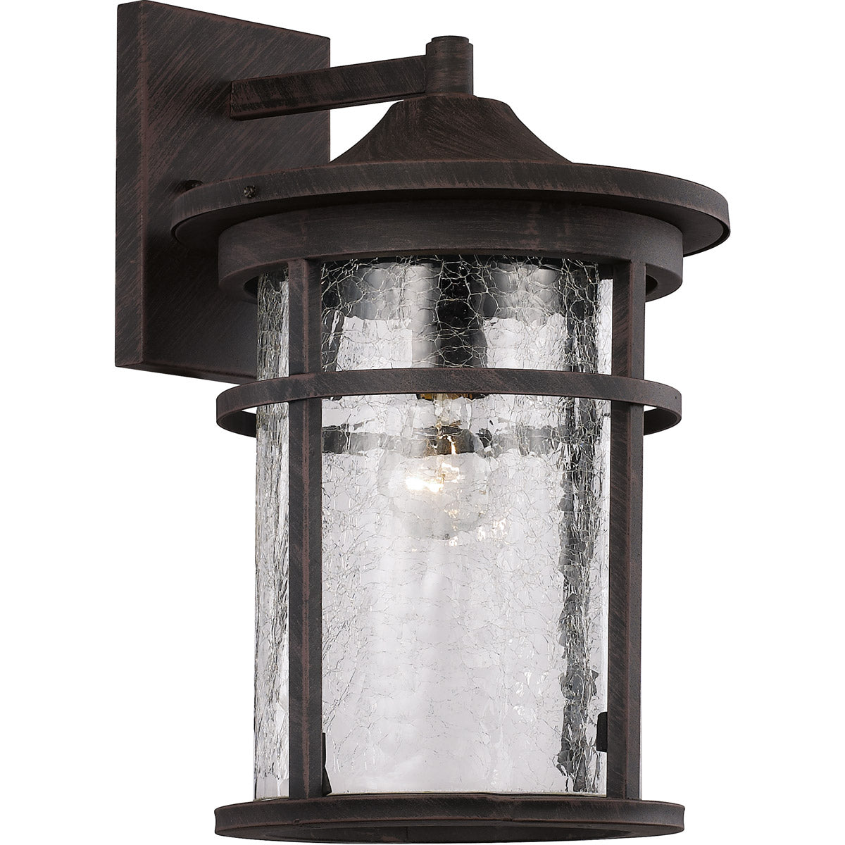 Trans Globe Lighting 40381 RT Avalon 1 Light 15 inch Outdoor Lantern, Rust