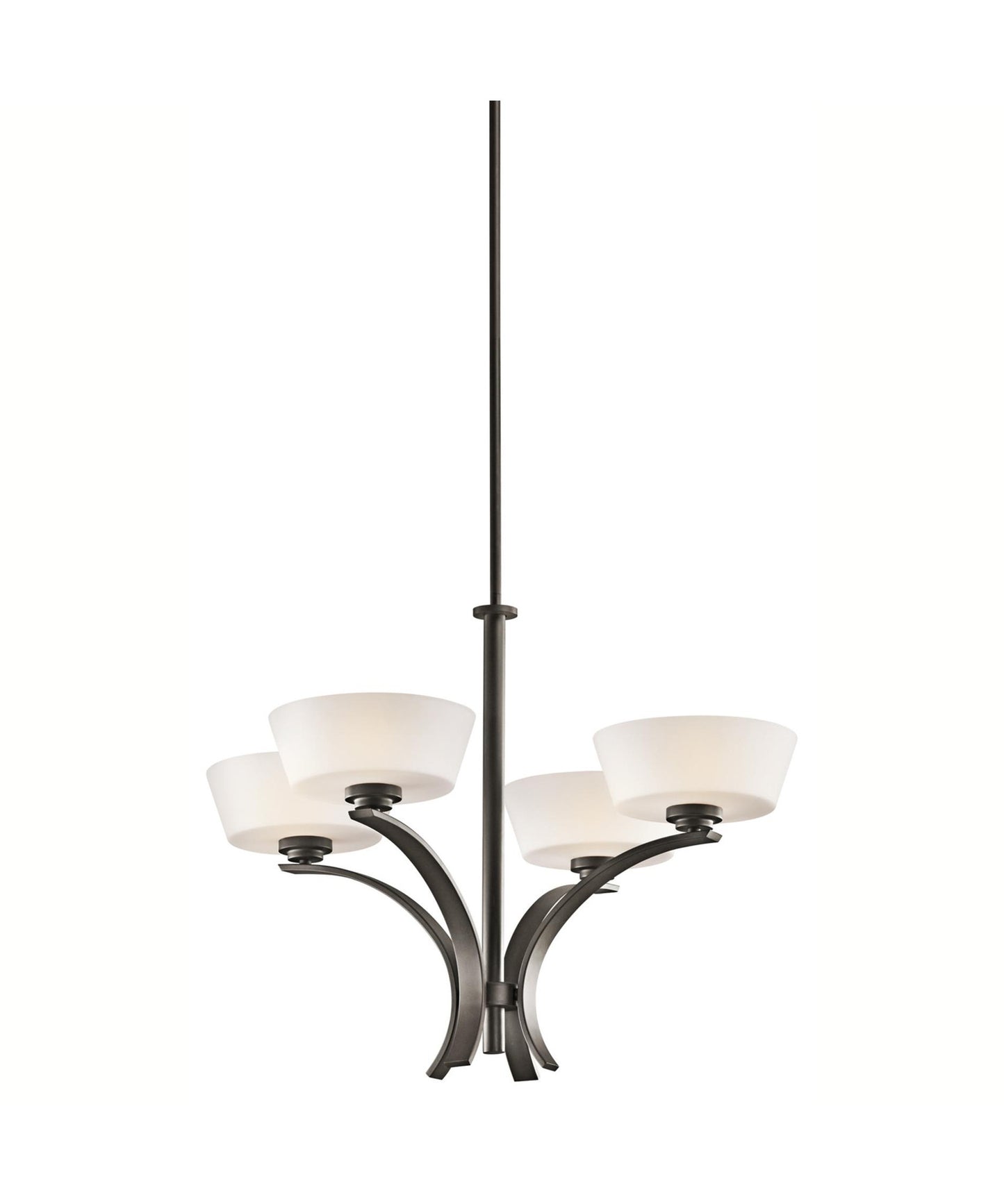 42529OZ - Olde Bronze 4 Lt. Rise Chandelier - Kichler - IN STOCK LIGHTING - Chandelier
