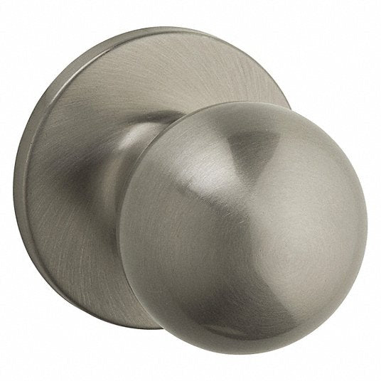 Kwikset SK7000RG-15 Regina 2 5/8" Single Dummy Door Knob, Chassis Satin Nickel