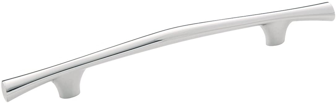 Belwith-Keeler B075122-14 Olivet Pull 128mm Center, 8 Inch, Polished Nickel