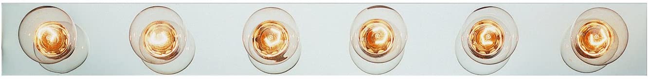 TRANSGLOBE 7418-4 - Six Light Chrome Vanity Strip