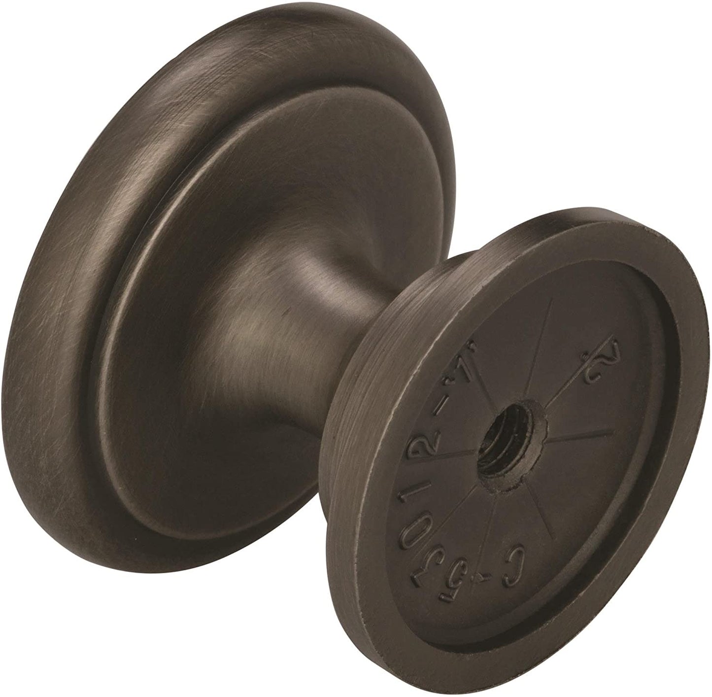 Amerock BP53012AS Allison Value 1-1/4 (32 mm) Diameter Antique Silver Cabinet Knob