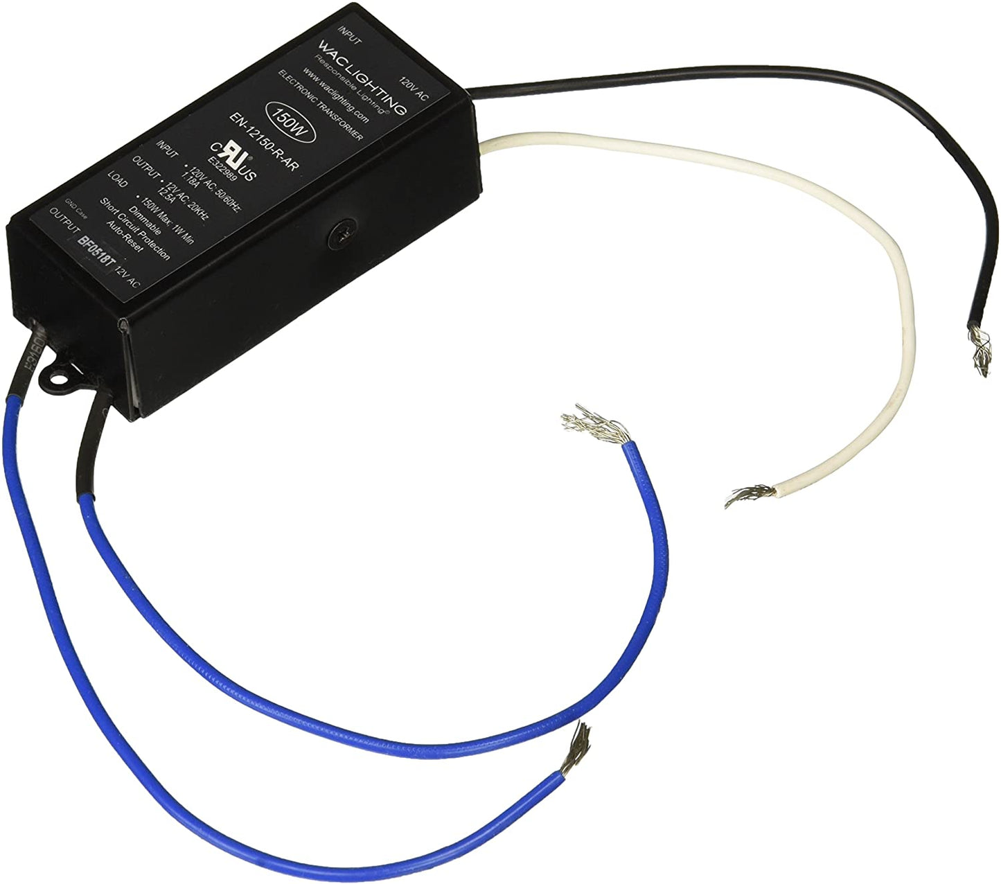 WAC Lighting EN-12150-R-AR Power Supply Transformer, Black