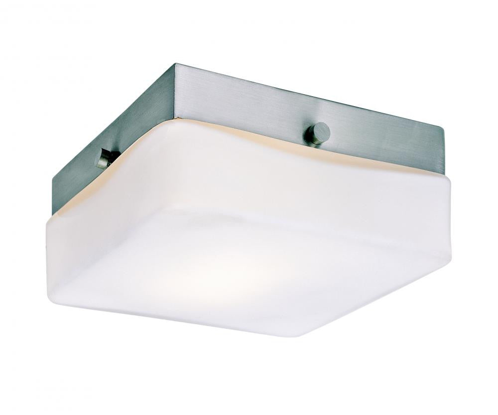 8870 - Brushed Nickel 1 Lt. 378 Flush Mount - Trans Globe Lighting - IN STOCK LIGHTING - Flush Mount
