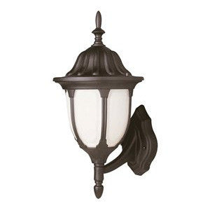 X25-BLK - Matte Black 1Lt Exterior Wall Lantern
