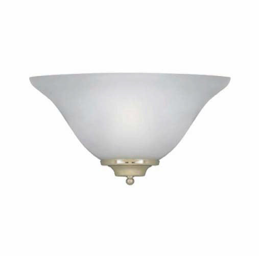 X6020 BN/BRZ - Bronze/Brush Nickel 1Lt Wall Mount Sconce