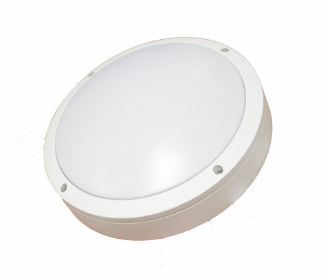 X8119-WHT - White 1Lt CFL Flush Mount Drum Light