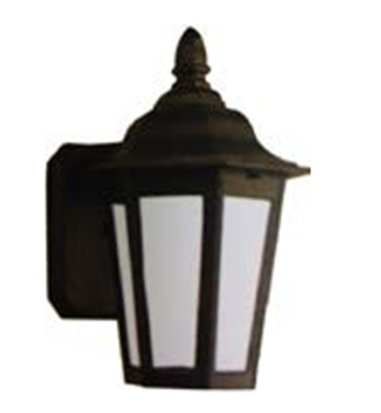 Divine Lighting DL-MANWM-BL-LED30-30WAOB-HS1 LED Exterior Wall Sconce, Black