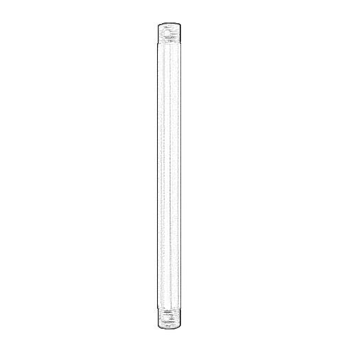 V0918-5 - 18" Ceiling Fan Downrod, Black