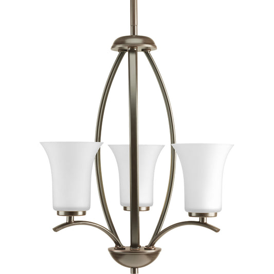 P3587-20W - Antique Bronze 3Lt Joy Hall Pendant