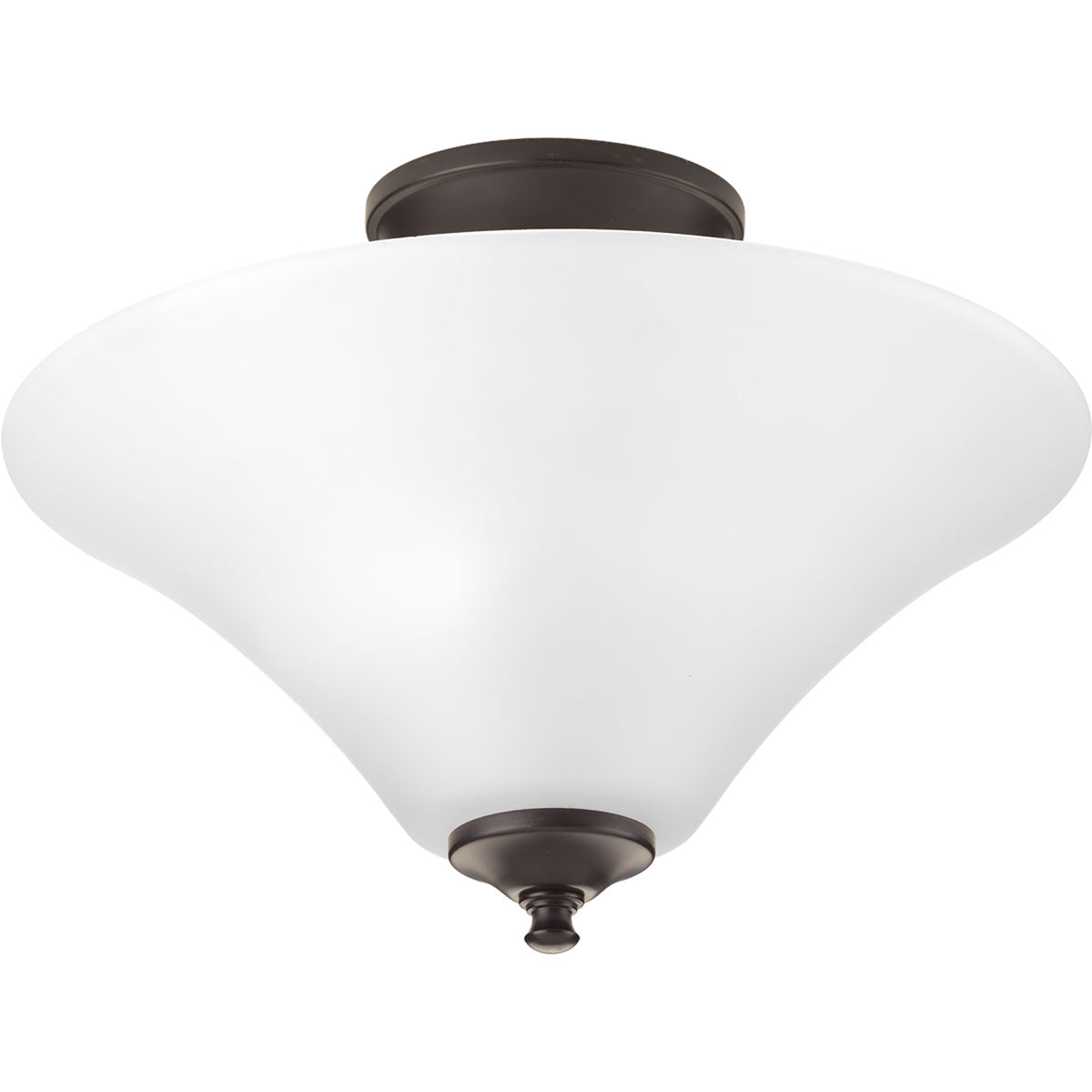 P3855-20W - Antique Bronze 2Lt Joy Semi Flush Mount