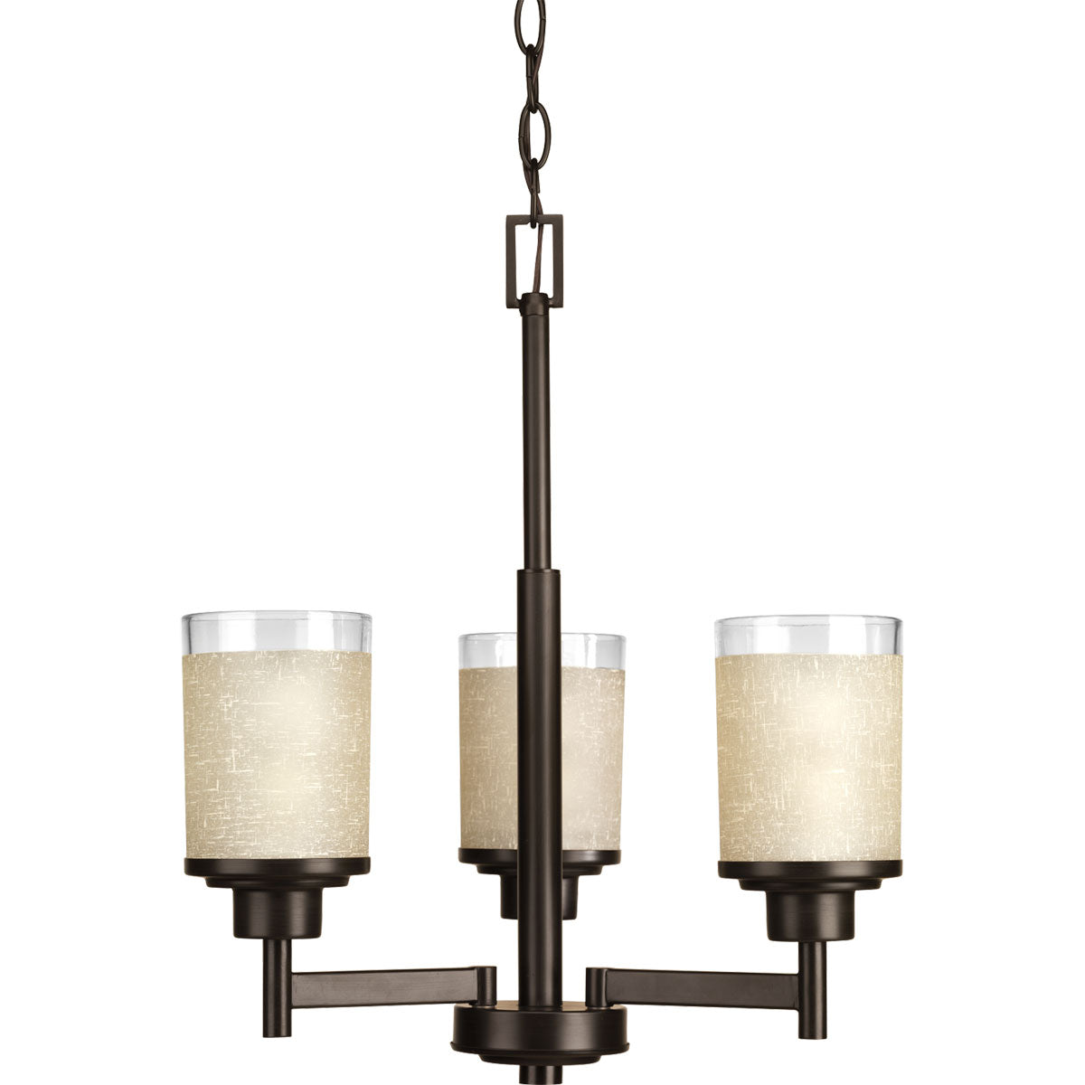 P4458-20 - Antique Bronze 3Lt Alexa Chandelier