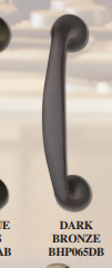 BHP065DB - 3 3/4" Cabinet Pull, Dark Bronze