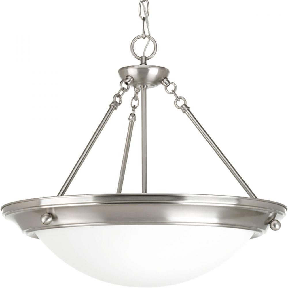 P3575-09 - Brushed Nickel 4 Lt. Eclipse Pendant - Progress Lighting - IN STOCK LIGHTING - Pendants