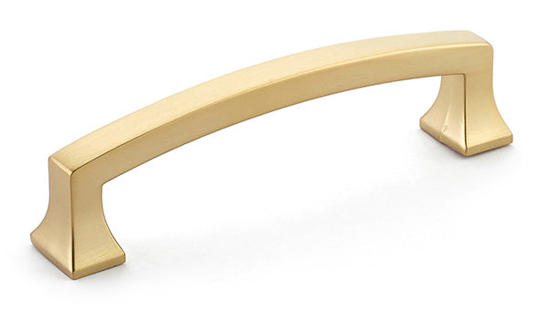 Schaub & Company 542-SSB Menlo Park 4 in. (102mm) Arched Pull, Signature Satin Brass