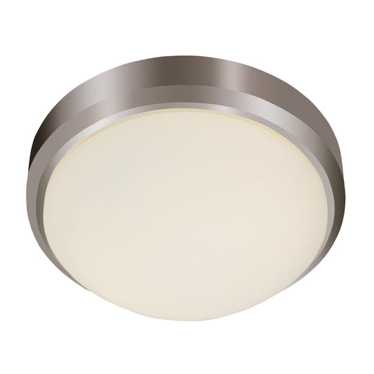 13881 BN - Trans Globe Bliss Brushed Nickel 13" Flush mount