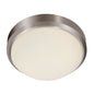 13881 BN - Trans Globe Bliss Brushed Nickel 13" Flush mount