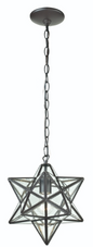 145-001 - Elk Lighting Oil Rubbed Bronze Star Mini Pendant