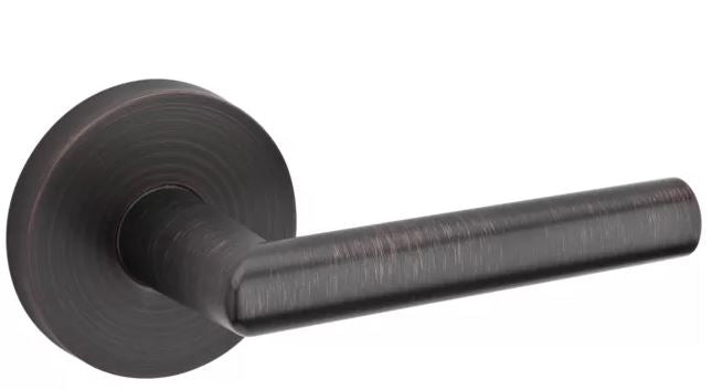 154MIL-RDT-11P - Kwikset Milan Venetian Bronze Door Lever Hall & Closet
