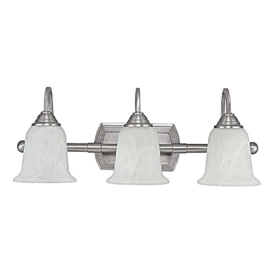 1793MN-223 - Matte Nickel 3 Lt Vanity Fixture