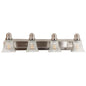 2504 BN - Trans Globe 4 Light Brushed Nickel Vanity