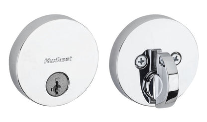 258-RDT-26-SMT - Kwikset Polished Chrome Single Cylinder Deadbolt