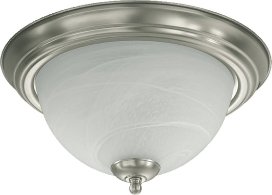 3066-13-65 - Quorum Satin Nickel Ceiling Mount Flush Mount
