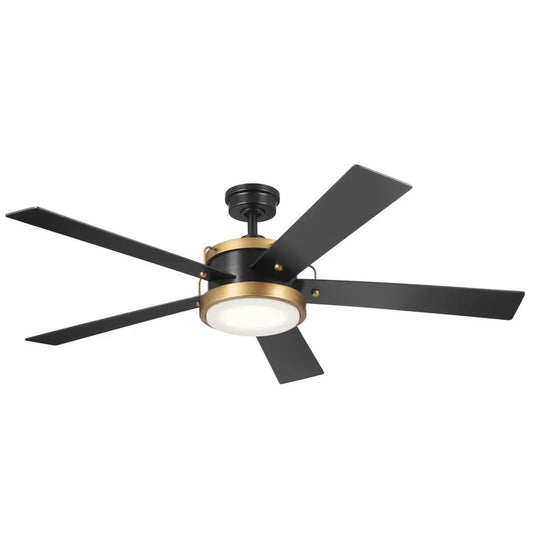 330045SBK - Kichler Lighting Salvo Satin Black Ceiling Fan