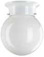 3308-6-6 - Fort Worth 1 Light 6 inch White Flush Mount Ceiling Light