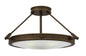3382LZ-LED - Hinkley Lighting Collier Light Oiled Bronze Semi-Flush Mount