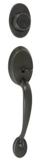 400-CO-SA-10BE - Delaney Hardware Colton Edged Bronze Indoor Handleset