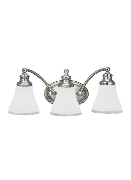 40011-773 - Seagull Lighting Alexandria Two Tone Nickel Wall Light