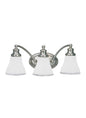 40011-773 - Seagull Lighting Alexandria Two Tone Nickel Wall Light